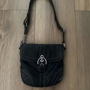 Coach Black Shoulder Bag
